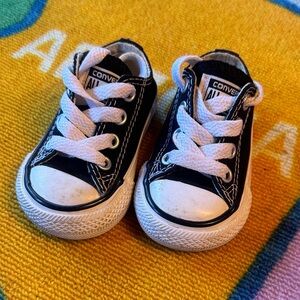 Converse Kids Black and White Sneakers